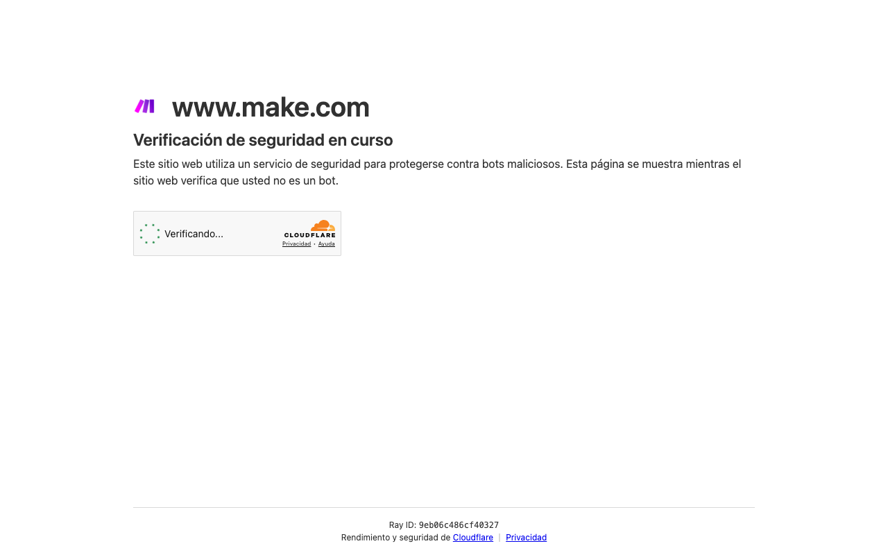 Make.com AI interface